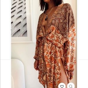 12th Tribe Laguna Beach Floral Kimono